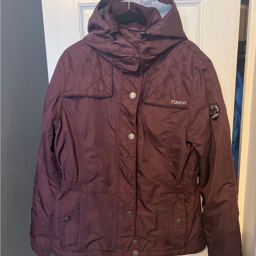 Pikeur Equestrian Jacket with Hood and Water-Resistant Fabric
